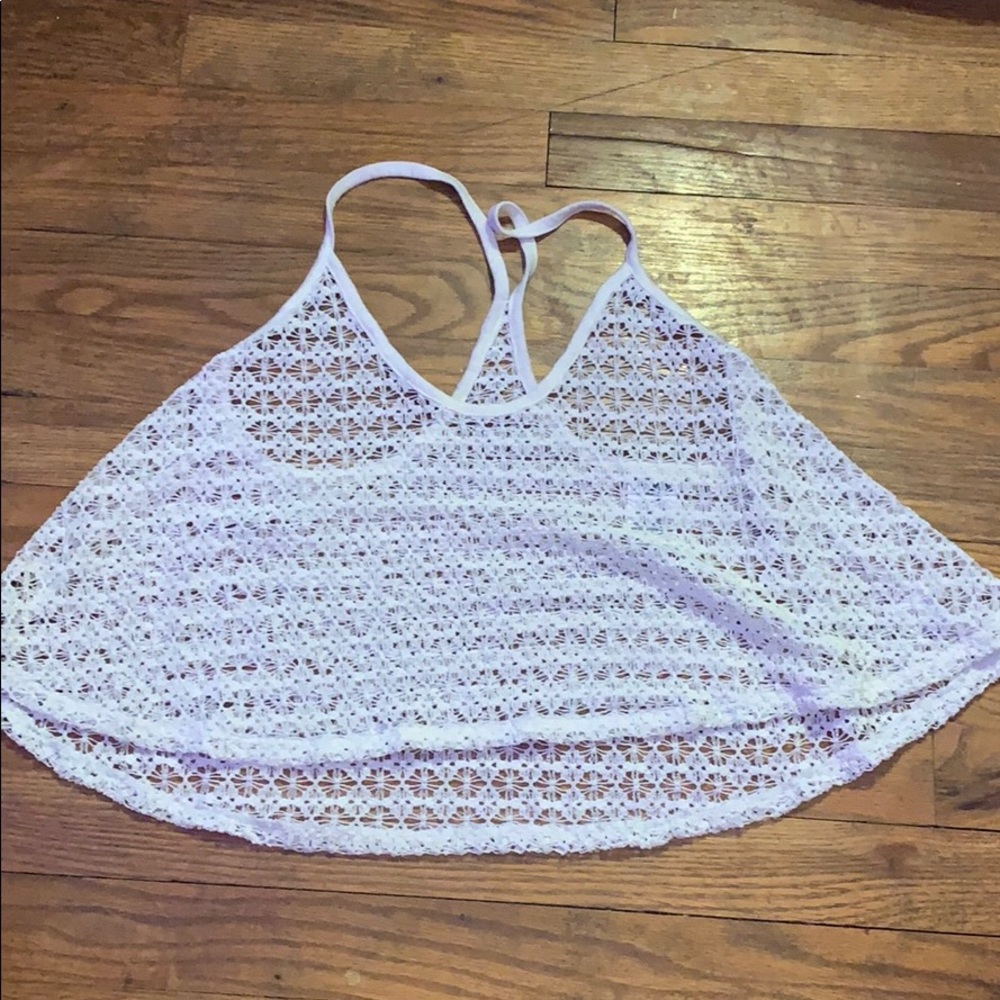 Victoria’s Secret PINK Crochet Crop Top